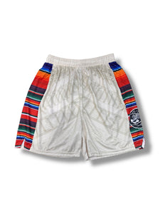 [BEIGE SERAPE] Basketball Shorts by La Villita Basketball