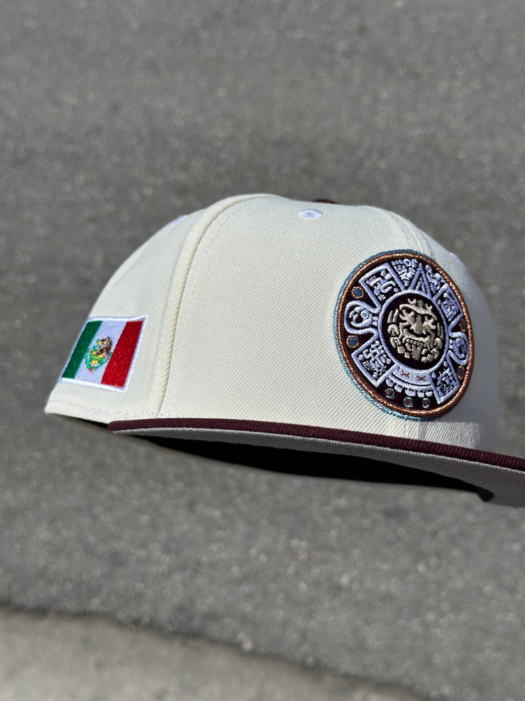 59Fifty [La Seleccion] Mexico 2-Tone Chrome/Maroon - Grey UV