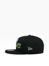 Load image into Gallery viewer, [CATW BLACKHAWKS] 59Fifty Chicago Blackhawks "Chicago Against The World" Black - Green UV
