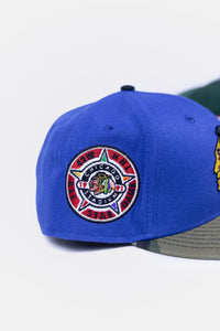 59Fifty NHL Chicago Blackhawks 1991 All-Star Game 2-Tone Indigo/Woodland Camo - Grey UV