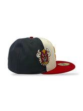 Load image into Gallery viewer, 59Fifty New Era San Diego Padres MLB City Element Dominican Republic White/Graphite Fitted Hat - Dark Yellow UV

