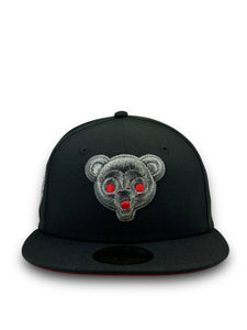 59Fifty 1962 Chicago Cubs Wrigley Field Patch Black - Red UV  [Red Bottom Collection]