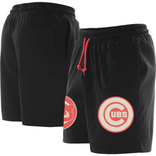 Load image into Gallery viewer, Chicago Cubs New Era Color Pack Knit Shorts-Black
