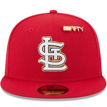 Load image into Gallery viewer, 59Fifty St. Louis Cardinals Red 2025 59FIFTY Day Fitted Hat - Gold UV
