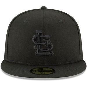 59Fifty St. Louis Cardinals MLB Basic Black on Black - Grey UV