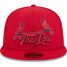 Load image into Gallery viewer, 59Fifty St. Louis Cardinals Red City Connect Fitted Hat  - Black UV
