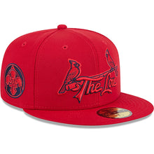 Load image into Gallery viewer, 59Fifty St. Louis Cardinals Red City Connect Fitted Hat  - Black UV
