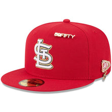 Load image into Gallery viewer, 59Fifty St. Louis Cardinals Red 2025 59FIFTY Day Fitted Hat - Gold UV

