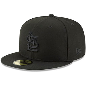 59Fifty St. Louis Cardinals MLB Basic Black on Black - Grey UV