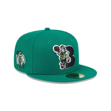 Load image into Gallery viewer, 59Fifty New Era Boston Celtics Deceptor Green Fitted Hat - Gray UV
