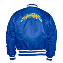 Load image into Gallery viewer, Los Angeles Chargers X New Era X Alpha Industries MA-1 Bomber Jacket
