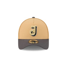 Load image into Gallery viewer, 9Forty A-Frame Snapback LMB Charros De Jalisco Tan - Grey UV
