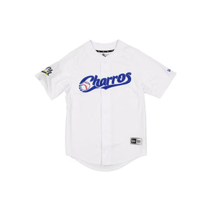 2025 New Era Liga Mexicana LMB 100th Anniversary Charros de Jalisco Authentic Home Jersey - White