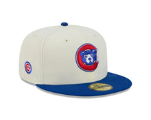 Load image into Gallery viewer, 59Fifty New Era Chicago Cubs Deceptor Logo 2-Tone Chrome/Royal - Gray UV
