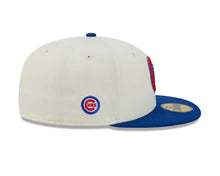Load image into Gallery viewer, 59Fifty New Era Chicago Cubs Deceptor Logo 2-Tone Chrome/Royal - Gray UV
