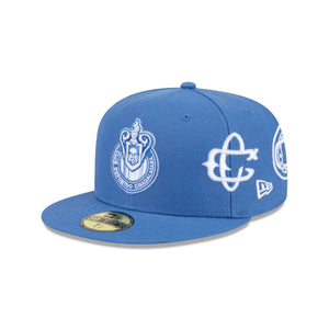 59Fifty New Era Liga MX Chivas de Guadalajara Indigo - Gray UV