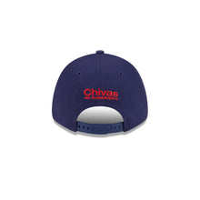 Load image into Gallery viewer, Liga MX 9Forty Snapback Spray Paint Chivas De Guadalajara Navy - Red UV
