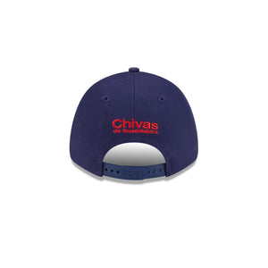 Liga MX 9Forty Snapback Spray Paint Chivas De Guadalajara Navy - Red UV