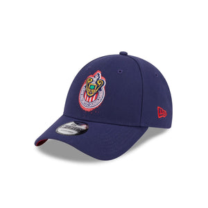 Liga MX 9Forty Snapback Spray Paint Chivas De Guadalajara Navy - Red UV