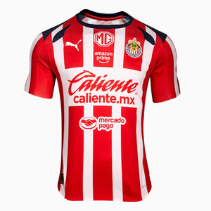 Puma 2025/2026 Chivas Home Jersey Men's Drycell Replica Soccer Jersey