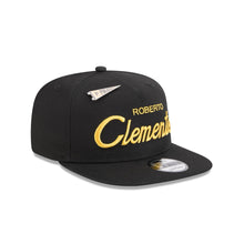 Load image into Gallery viewer, 9Fifty A-Frame Snapback Pittsburgh Pirates Roberto Clemente Black - Green UV
