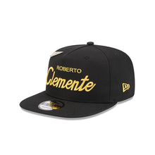 Load image into Gallery viewer, 9Fifty A-Frame Snapback Pittsburgh Pirates Roberto Clemente Black - Green UV
