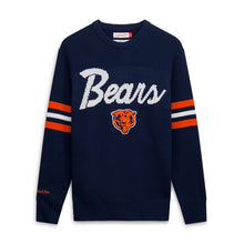 Load image into Gallery viewer, Mitchell &amp; Ness Men's Chicago Bears Head Coach Sweater - Navy
