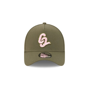 9Forty A-Frame Snapback LMB Conspiradores De Queretaro Olive - Grey UV