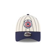 Load image into Gallery viewer, Liga MX 9Forty Adjustable Snapback Cruz Azul 2T White/Navy - Navy UV
