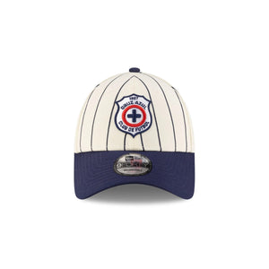 Liga MX 9Forty Adjustable Snapback Cruz Azul 2T White/Navy - Navy UV