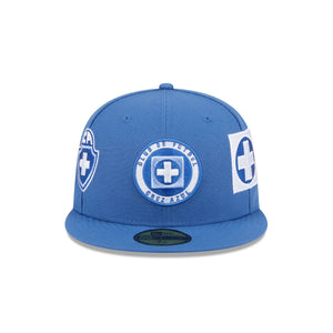 59Fifty New Era Liga MX Club de Futbol Cruz Azul Indigo - Gray UV