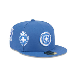 59Fifty New Era Liga MX Club de Futbol Cruz Azul Indigo - Gray UV