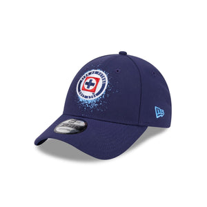Liga MX 9Forty Snapback Spray Paint Cruz Azul  Navy - Blue UV