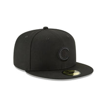 Load image into Gallery viewer, 59Fifty New Era Chicago Cubs MLB Basic Black on Black - Grey UV
