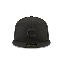 Load image into Gallery viewer, 59Fifty New Era Chicago Cubs MLB Basic Black on Black - Grey UV
