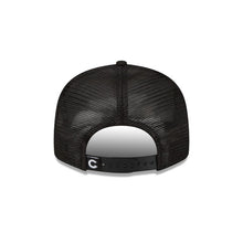 Load image into Gallery viewer, 9Fifty Chicago Cubs Trucker Snapback by New Era Black - Black UV
