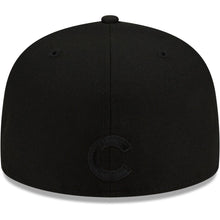 Load image into Gallery viewer, 59Fifty Chicago Cubs New Era Black 2016 World Series Team Fire - Icy UV
