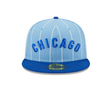 Load image into Gallery viewer, 59Fifty Chicago Cubs Powder Blues 2-tone Light Blue/Royal - Green UV
