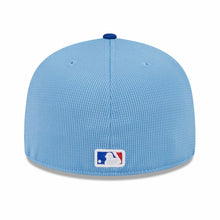 Load image into Gallery viewer, 59Fifty Chicago Cubs Spring Training Sky Blue/Royal Fitted On-Field Hat - Black UV
