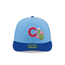 Load image into Gallery viewer, 59Fifty Chicago Cubs New Era Blue 2T 2026 Spring Training Pre Curved Fitted Hat - Gray UV
