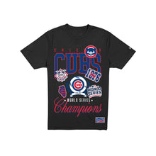 Load image into Gallery viewer, Men's New Era Chicago Cubs World Series Champions Vintage Graphic T-Shirt - Black
