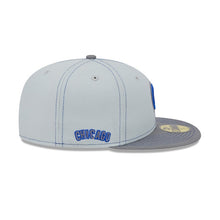 Load image into Gallery viewer, 59Fifty Chicago Cubs Bullseye Gray Pop x New Era Grey - Grey UV
