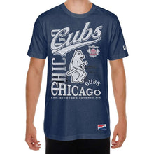 Load image into Gallery viewer, Men's New Era Chicago Cubs Vintage Graphic T-Shirt - Navy
