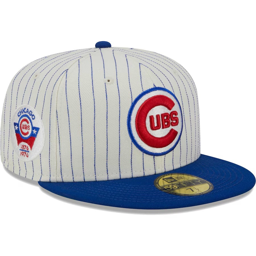 59Fifty Chicago Cubs Retro Jersey Script White/Royal - Green UV