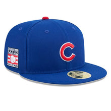 Load image into Gallery viewer, 59Fifty Chicago Cubs Royal 2025 Hall of Fame Fitted Hat - Green UV
