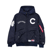 Load image into Gallery viewer, New Era X Alpha Industries X Chicago Cubs L - 2B Bomber Jacket
