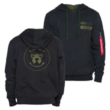 Load image into Gallery viewer, Men&#39;s New Era X Alpha Industries Chicago Cubs Black/Camo Hoodie
