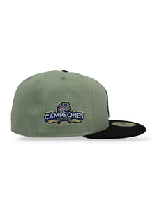 59Fifty Charros de Jalisco Liga Mexicana 2-Tone Everest Green/Black - Grey UV
