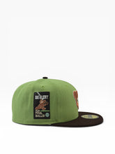 Load image into Gallery viewer, [Matcha Cubs] 59Fifty Chicago Cubs Be Alert Matcha Green/Burnt Wood - Pink UV
