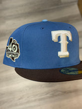Load image into Gallery viewer, [SACA RANGERS] 59Fifty Texas Ranger 40th Anniversary 2T Indigo/Burnt Wood - Icy UV
